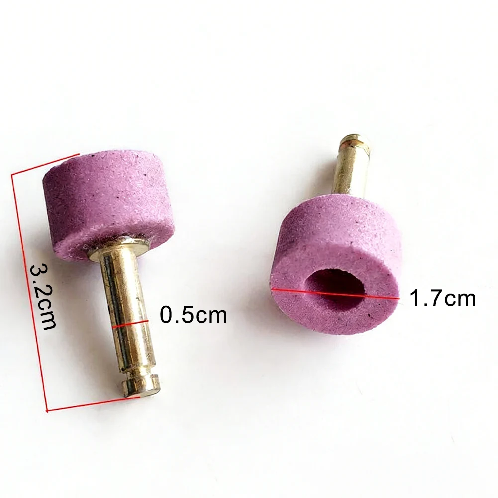 Fabric Cutting Machine Grinding Wheel Assembly with Metal Bracket and Spring Loaded Pagoda Connector for Circular Sewing Use
