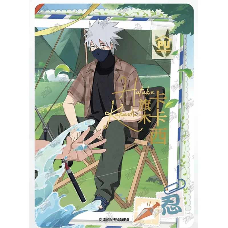 KAYOU Naruto PU 01-08 Series NRZ06 Anime Card Hatake Kakashi Haruno Sakura Character Collection Card Birthday Kids Toy Game Gift