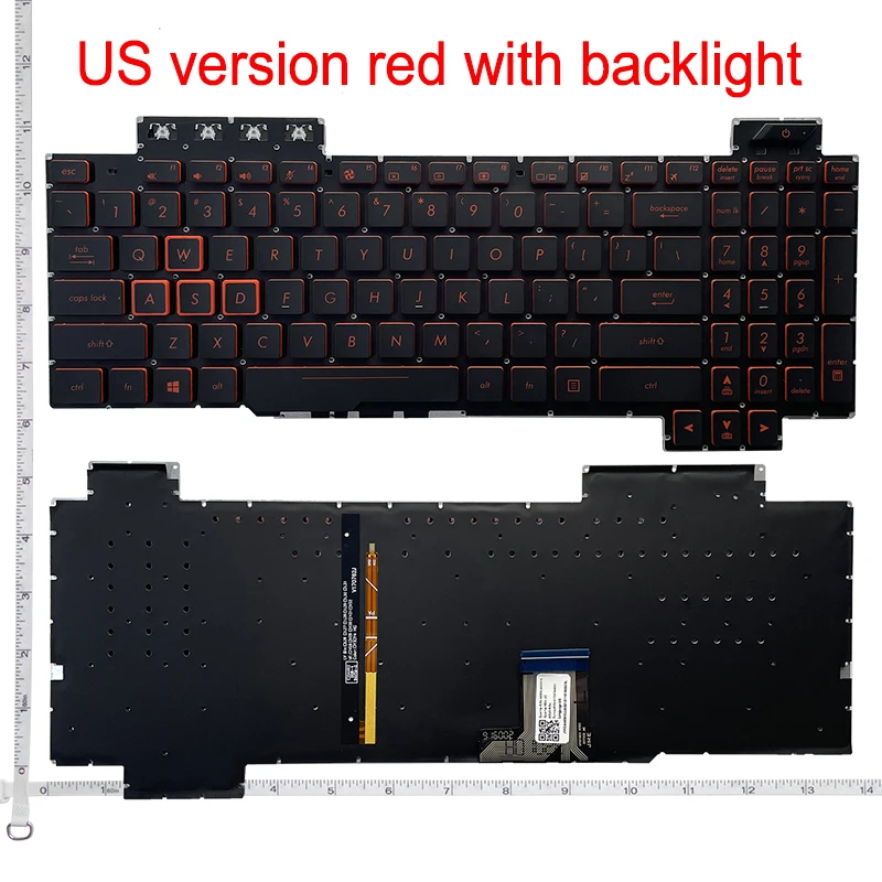 US/RU/SP Keyboard for ASUS ROG FX80 FZ80 FX95/D GL504 ZX80G FX504 FX505 FX705 GL703/S GL703V/M/VM/GM FX86F FX86S/GE FX505G