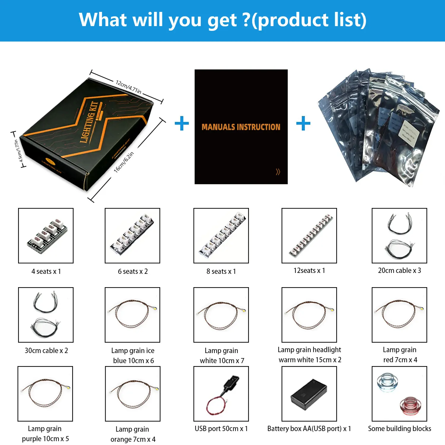 LYBMTWF LED-verlichtingsset compatibel met Lego 21362 Mineral Collection bouwsteen (exclusief de modelstenen)