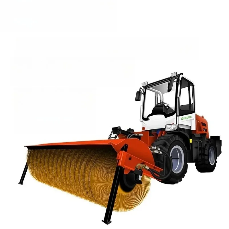 Four-wheel large drive-on snowplow, heavy-duty snowplow