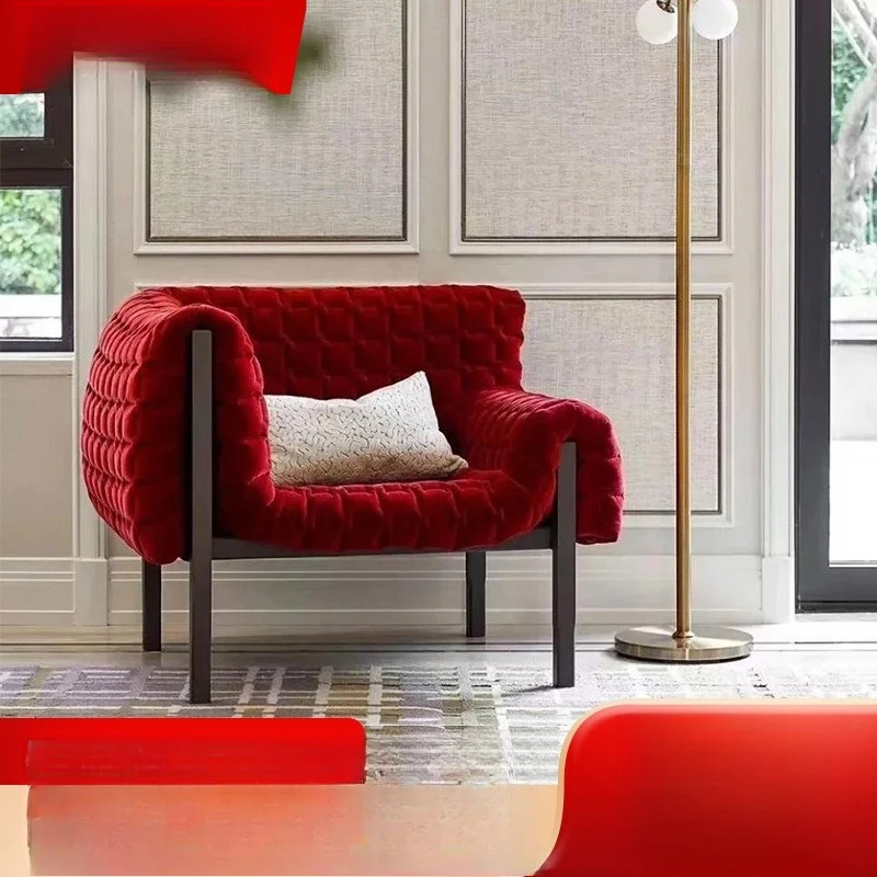 

special-shaped sofa leisure chair simple modern living room light luxury small apartment designer furniture