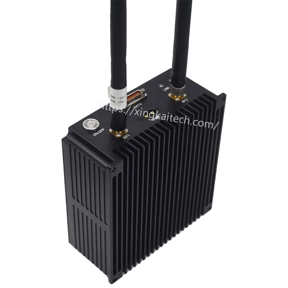 Digital Transmission SDR Mesh Radio 2*40W Wireless Video Transmitter FHSS Hopping Long Range Data Video Link for Rc Uav Drone