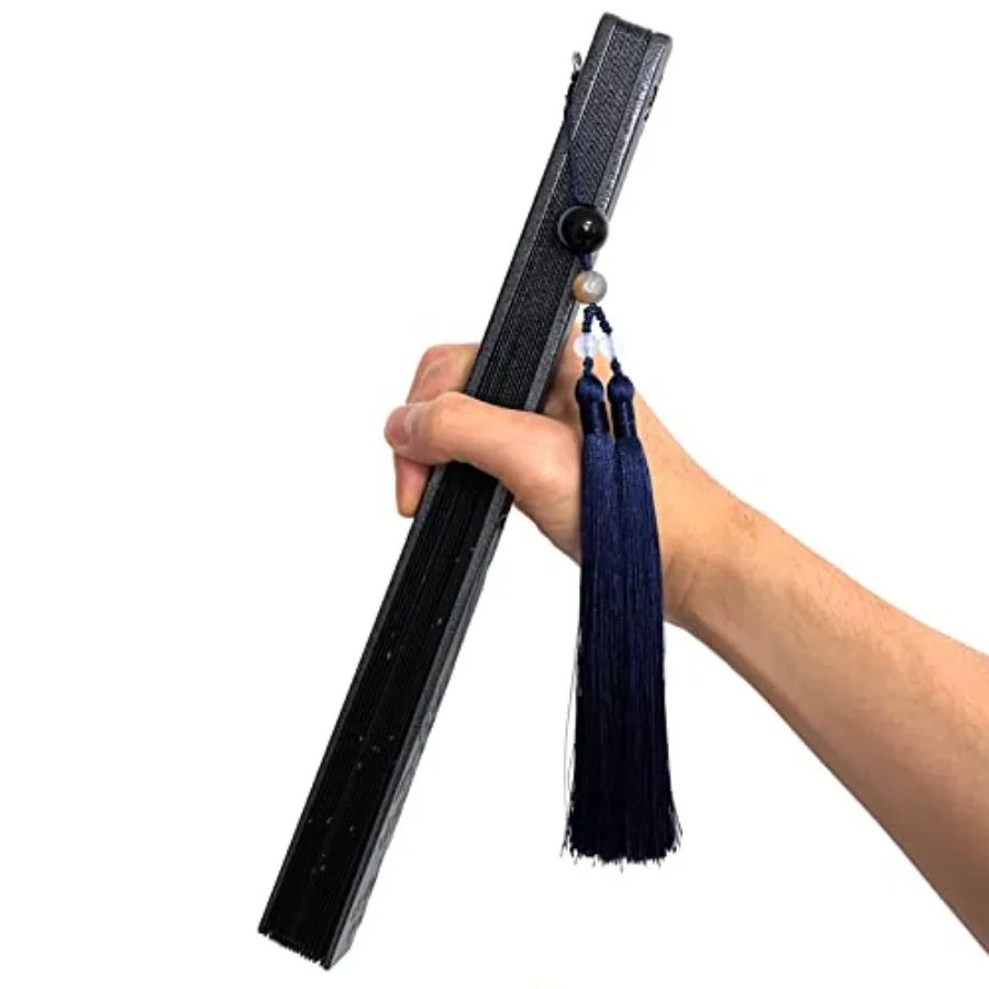 

Classical Style 10 Inch Self-Defense Metal Folding Fan Male Silk Cloth Fan Tungsten Steel Alloy Fan Kung Fu Hand Fan For Perfor