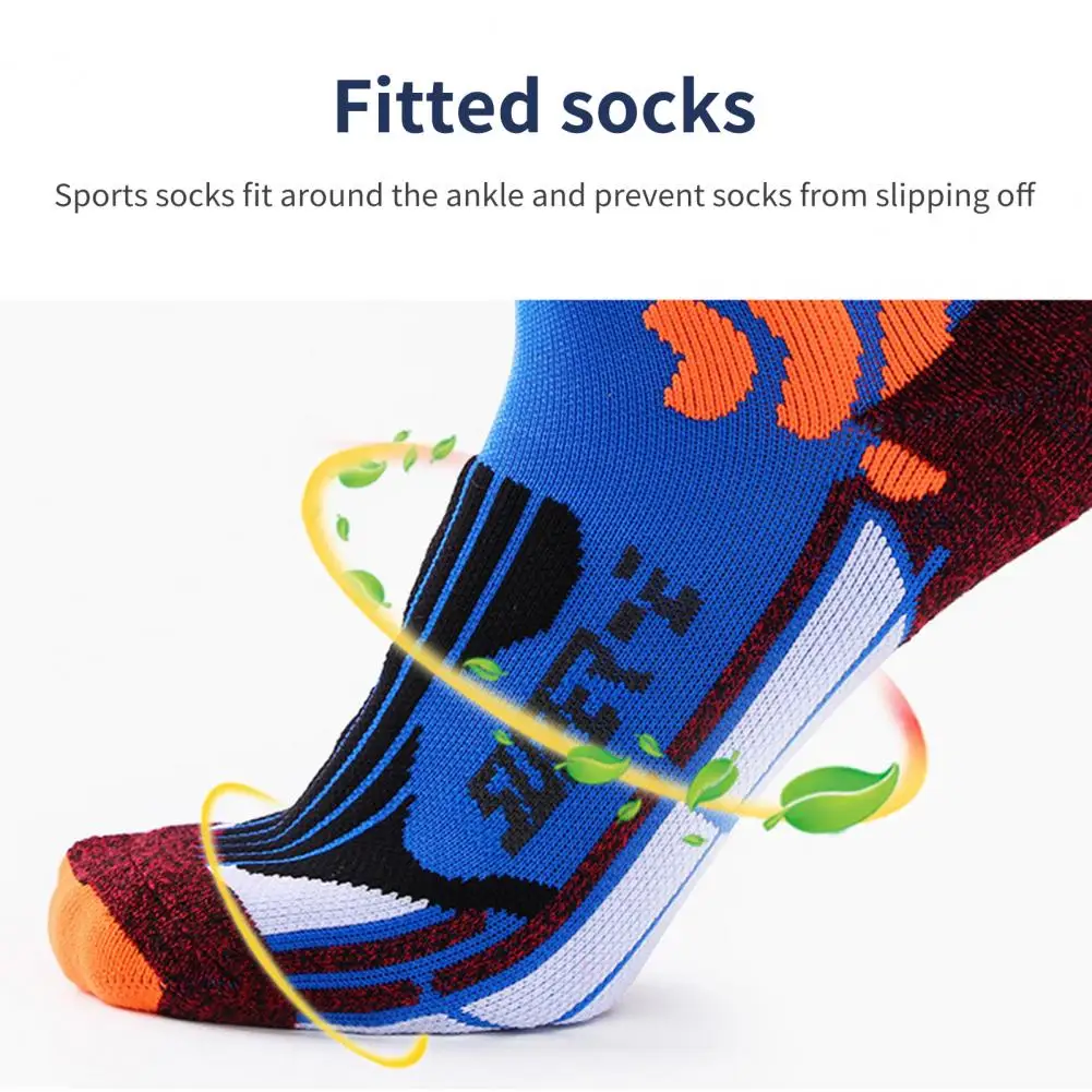 Practical Sport Ankle Socks Nylon Sports Socks Sweat Absorbing Unisex Professional Compression Short Socks Wear-resistant