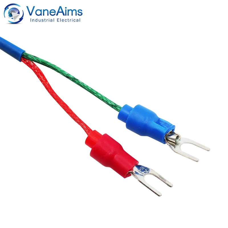 5mm Hole Washer Temperature Sensor Type K Thermocouple 0.5m 1m 2m 3m 4m Braided Cable TC for K type input Digital Thermostat