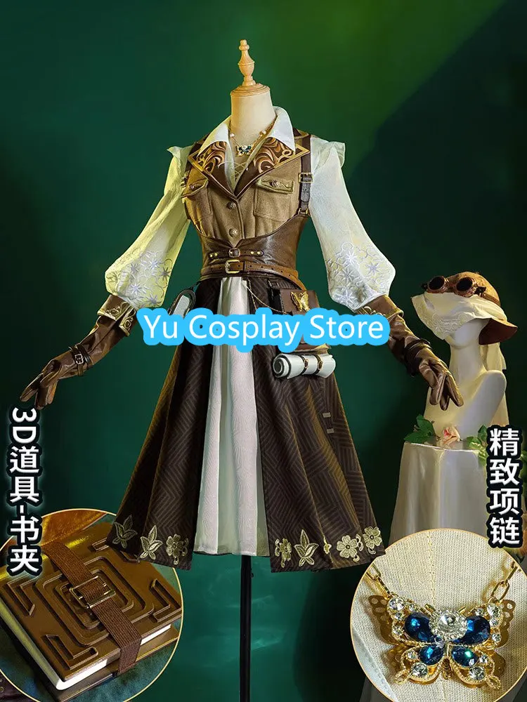 Game Identity V Entomologist Melly Plinius Cosplay Costume Women Cute Gothic Dress Party Suit Halloween Uniforms Custom Made