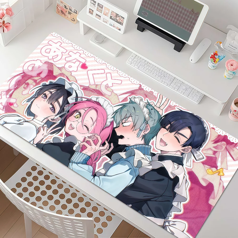 Anime A-Alien Stage-s Mouse Pad Anti Slip Rubber Edge Locked Thickened Laptop Gaming Desk Mat