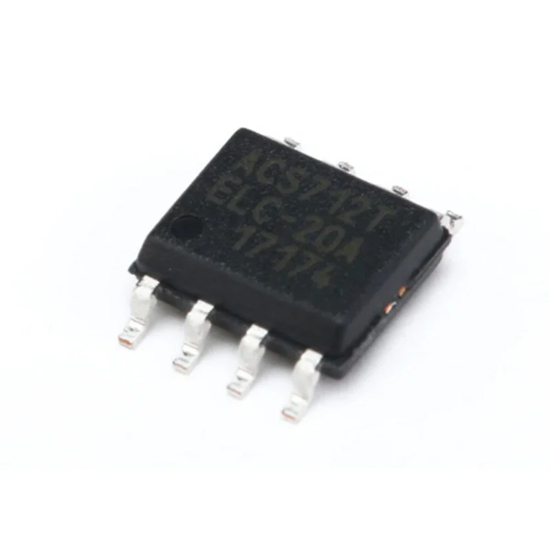Chip de Sensor de corriente lineal ACS712ELCTR-20A-T, IC SMD SOP-8