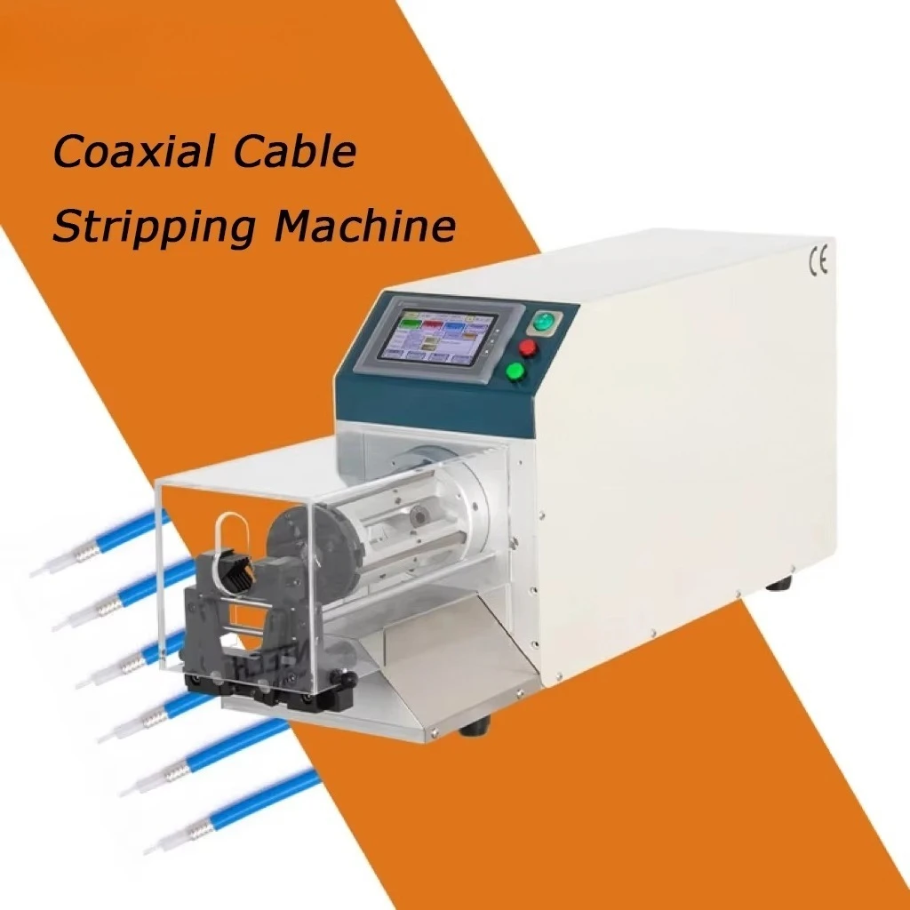 High Quality Semi-automatic Coaxial Wire Stripping Machine 2-23 mm Wire OD Cable Stripper Cable Manufacturing Equipment