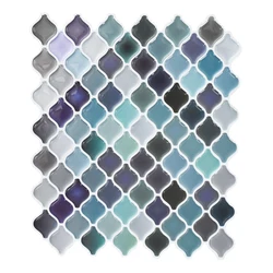5/10pcs 3D Colorful Crystal Drop Glue Wall Sticker, Waterproof Oil Proof Heat-resistant Self-Adhesive Mosaic Home Decor