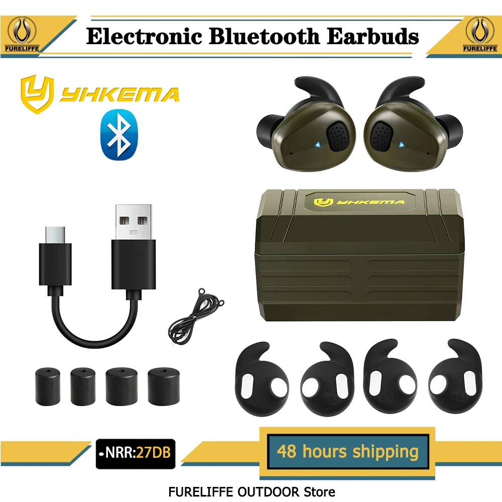 

Electronic Anti-Noise Earplug Communication Entertainment Earbuds,Gun Range Shooting Noise Canceling Hearing Protection Headset
