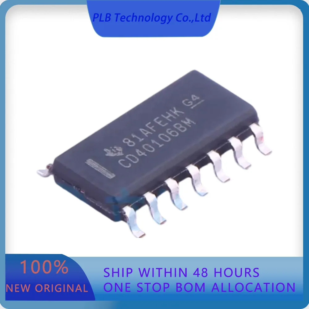 CD40106BM CD40106  Schmitt Trigger 6 4uA 120ns@15V50pF 3V~18V SOIC-14 Inverters Original Stock