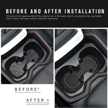 10 最佳銷售 汽車方形杯架 - №5