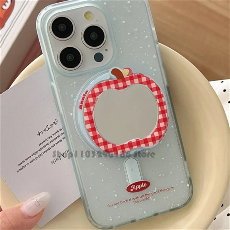 ที่ยึดโทรศัพท์แบบแม่เหล็กพร้อมกระจกน่ารัก รุ่น Griptok เหมาะสำหรับ iPhone 17 16 รองรับ Magsafe Smart Tok