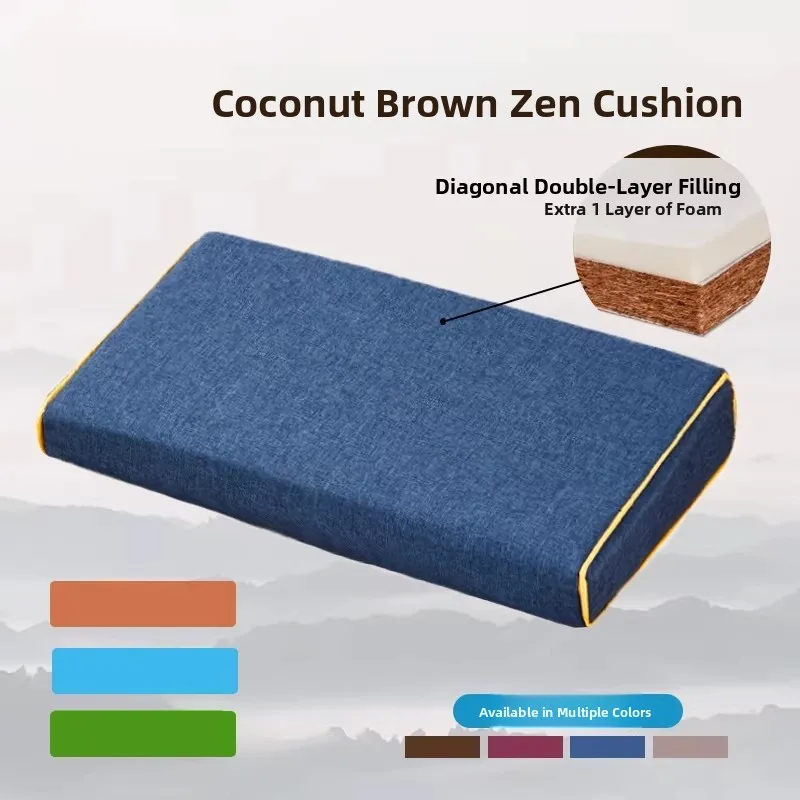 Alfombra de Meditación Zen, Cojín de Fibra de para el Hogar, Sala de Buda, Estilo Simple, Cojín de Suelo para Yoga, Equi...