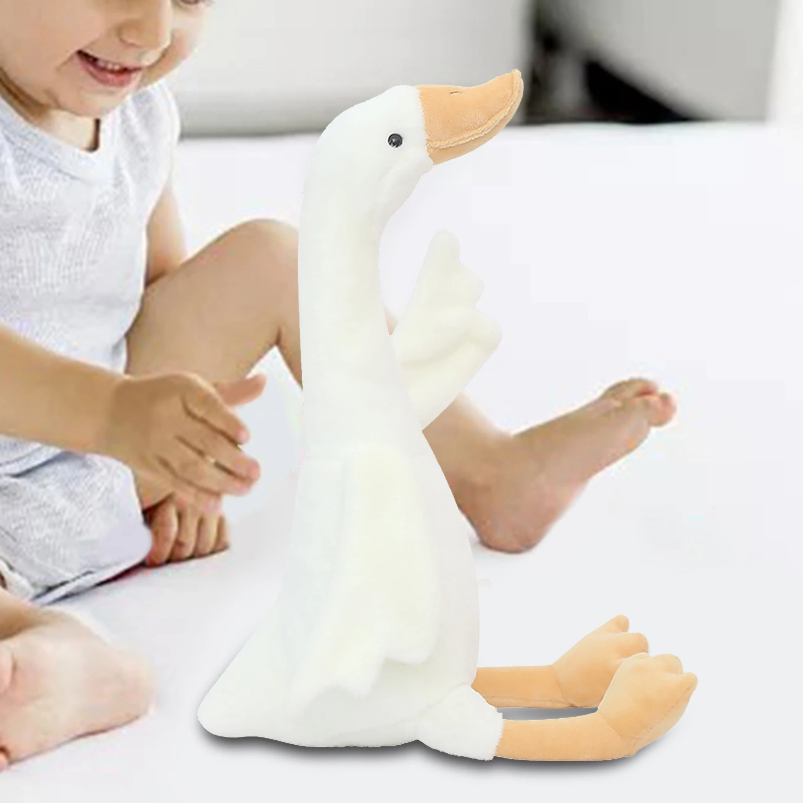 40cm Long Neck Goose Stuffed Plush Doll Cute Soft Stuffed Dolls Plushie Animals Toys for Kids Baby Children Birthday Gifts