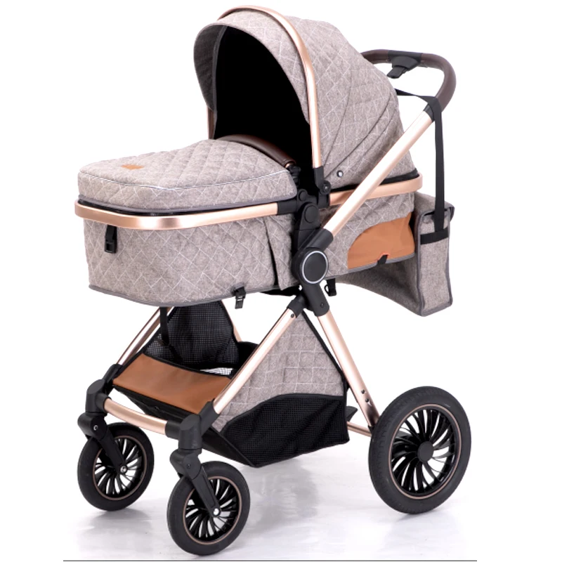 Newborn Luxury Germany Folding Kinderwagen Car Seat Stroller Baby Carriage 3 in 1 Functional Baby Pram Pushchair Strollers Prams