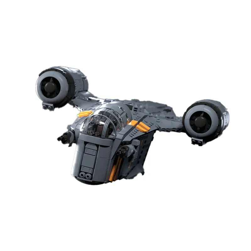 MOC Baustein Space Wars Serie Grau Raumschiff Kreative Ziegel Modell Bildung Spielzeug Geburtstag Erwachsene Geschenke MOC-240394 1995PCS