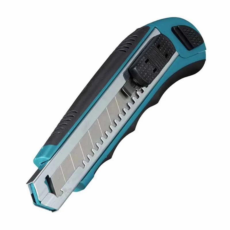 Makita ‎D-65713 Utility Knife Snap-Off Easy Loading Retractable Extra Blades Comfortable Rubber Handle Total 8 Blades