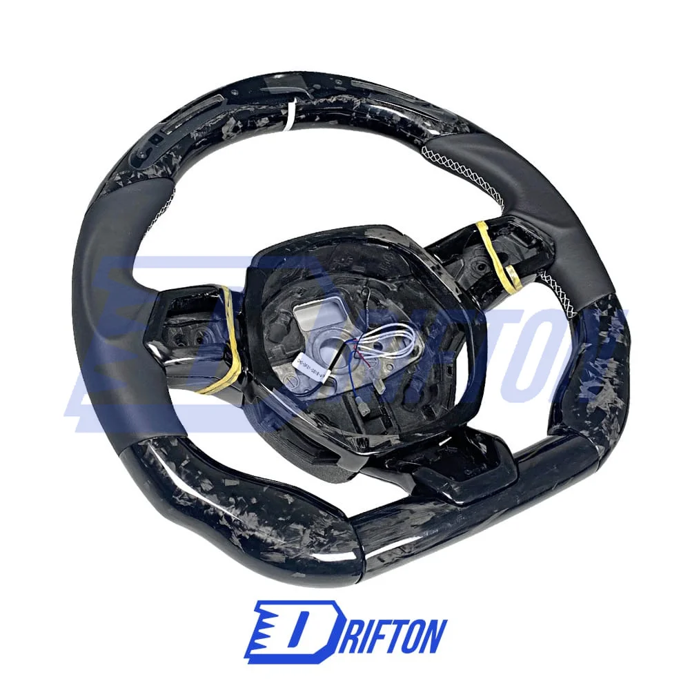 

Drifton V2 Custom Made LED Display Carbon Fiber Racing Steering Wheel for Lamborghini Huracan