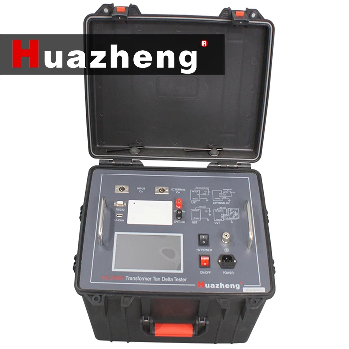 Huazheng  Automatic Power Transformer Tan Delta test Kit Dielectric Loss Test Set OEM Tan Delta Tester