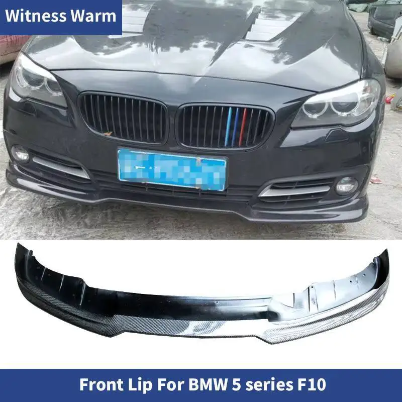 Pare-chocs en fibre de carbone pour BMW, pare-chocs standard, pare-chocs avant, séparateurs Spomicrophone, Jules, BMW Série 5, BMW F10, 2014, 2015, 2016