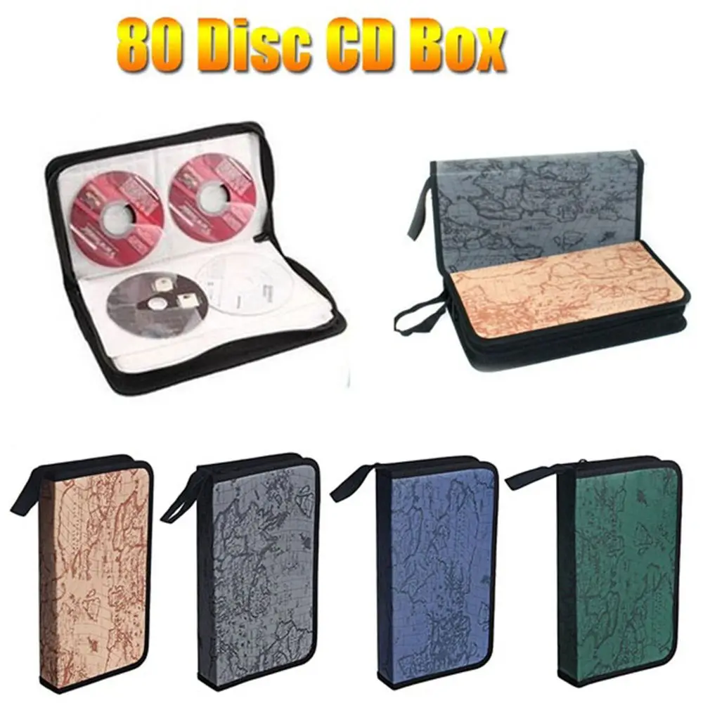Durable 80 Sleeve Game Accessories CD DVD VCD Collect Album Disc Holder Wallet Organizer Storage Bag