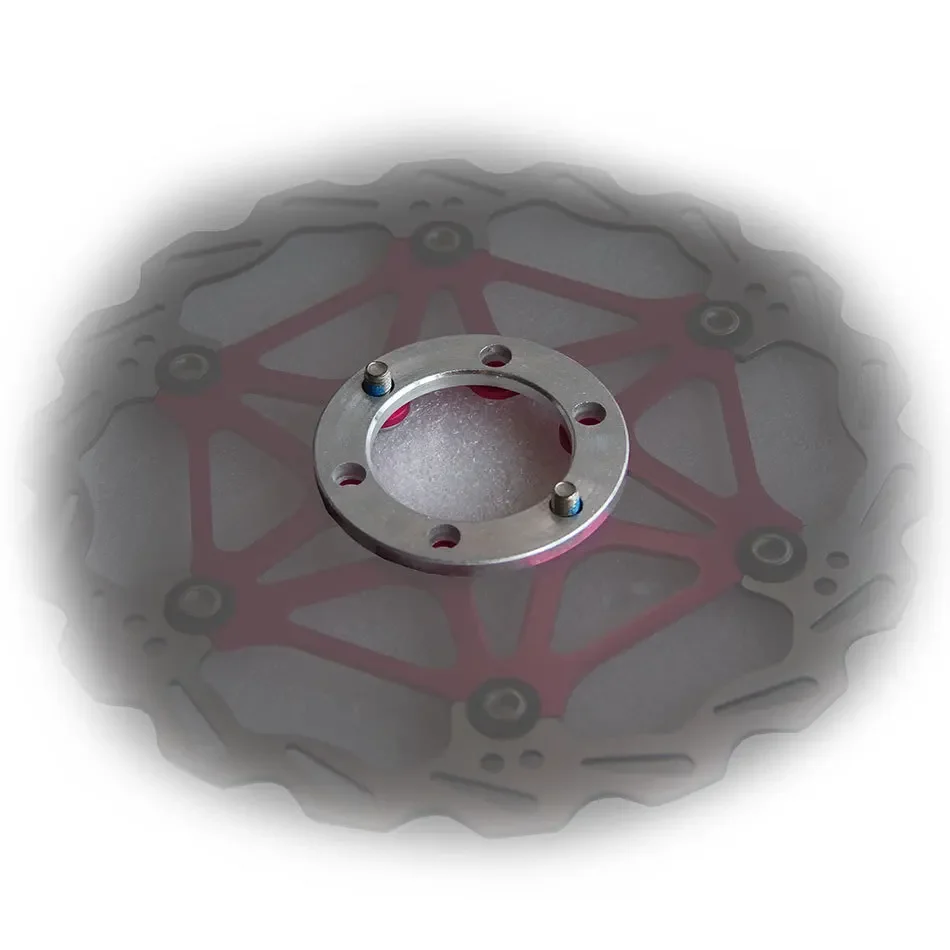 دراجة قرص فرامل طوقا تعديل تركيبات قرص فرامل سميك 2 3 4 5 مللي متر الشريحة 6 حفرة شفة طوقا