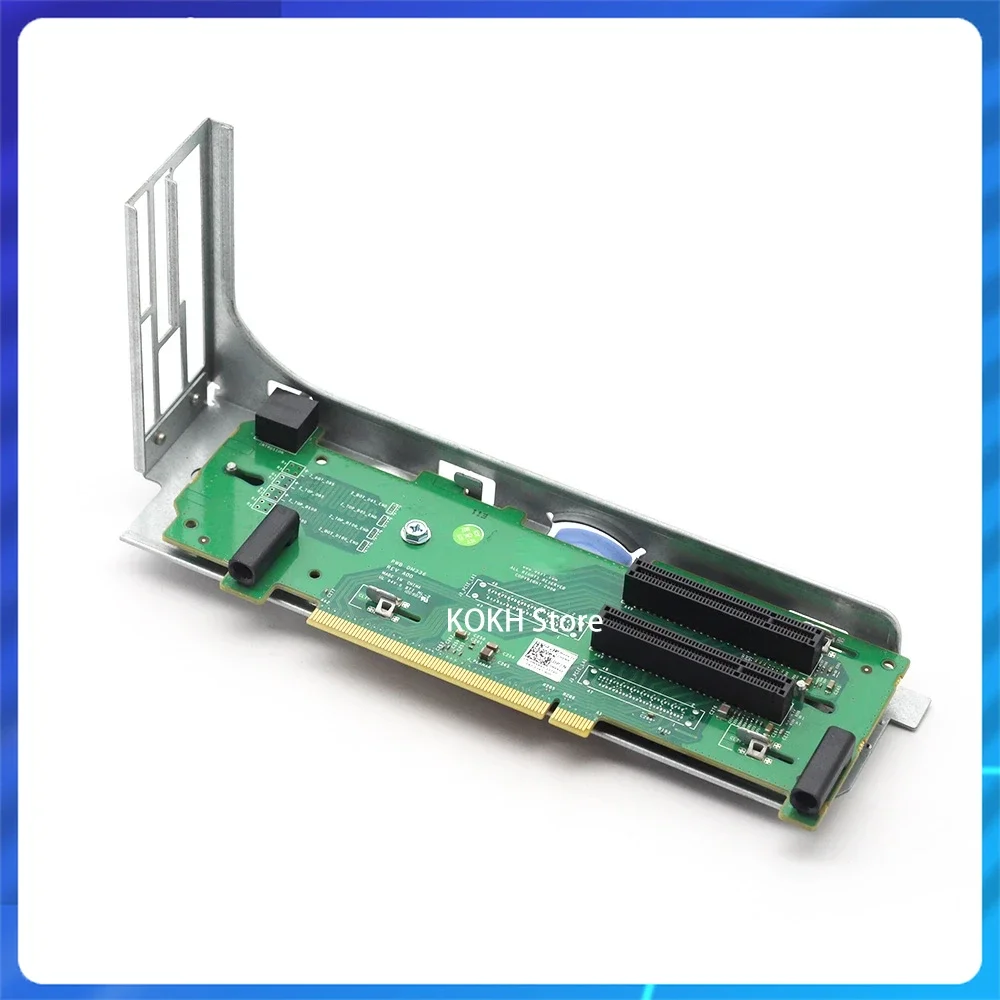 Placa elevadora PCI-E Original 0MX843 MX843 con soporte de jaula para tarjeta elevadora PCI Express Dell PowerEdge R710 PowerVault NX3000