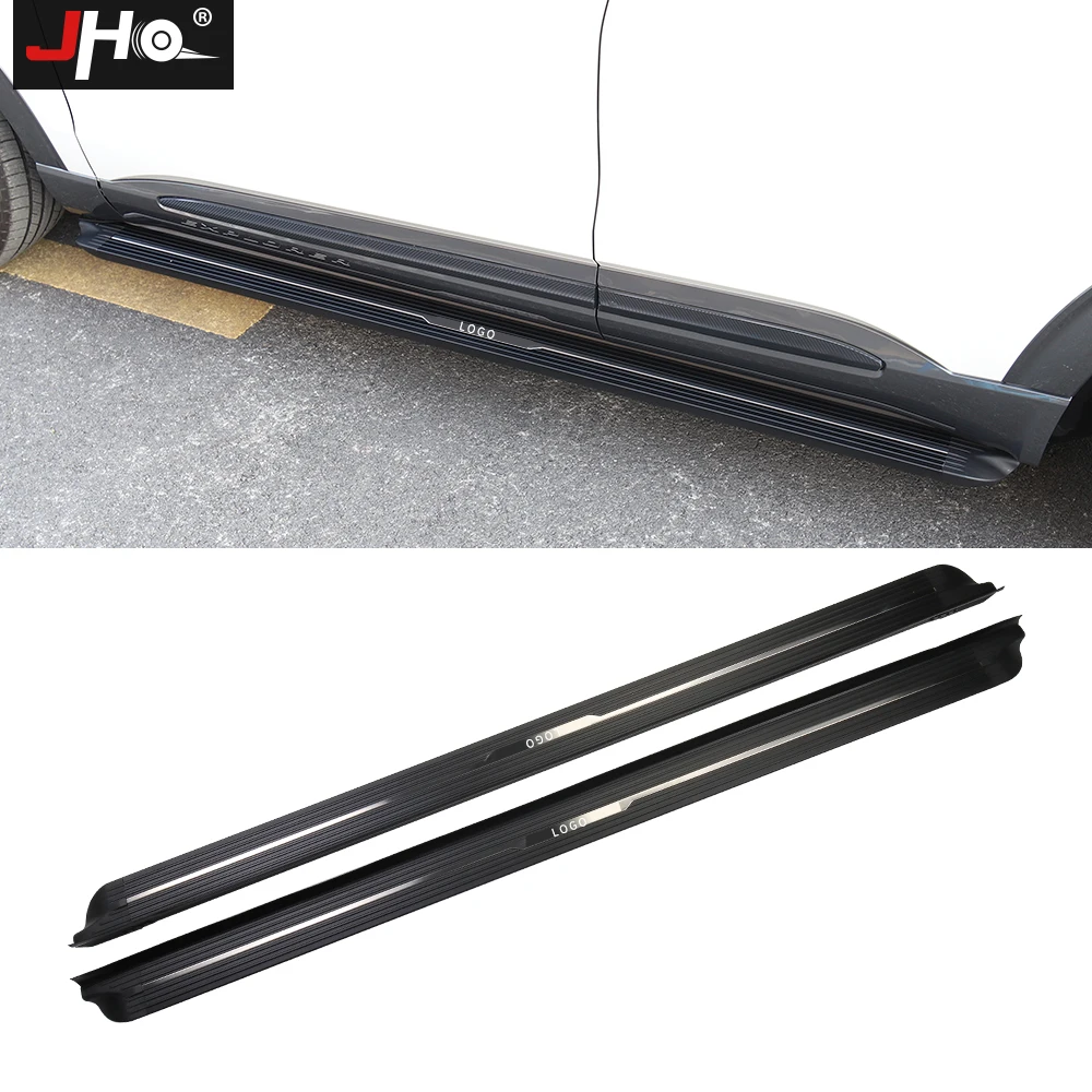 JHO Pedal Running Board Side Step Bar Nerf For Ford Explorer 2013-2021 2020 2019 2018 2017 2016 2022 15 Limited Car Accessories