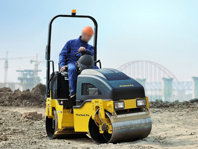 Famous Brand MASALTA MSR58 Single Drum Vibratory Road Roller With High Power Engine