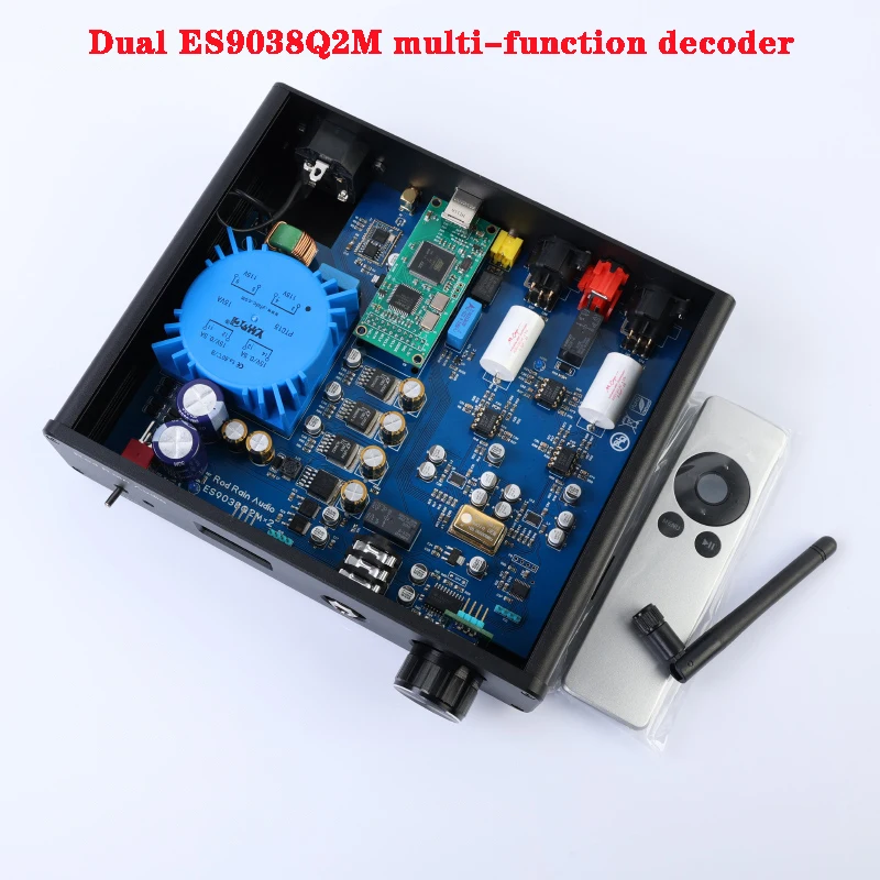 

latest Rod rain audi DA10 dual core ES9038 DSD512 Bluetooth 5.1 decoder DAC ty amplifier LDAC