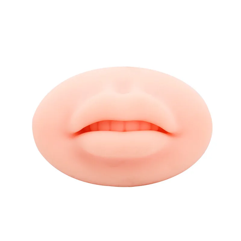 1pcs 5D Silicone Practice skin Lips For PMU Tattoo Permanent Makeup Tools reusable Microblading European Trainning Supplies