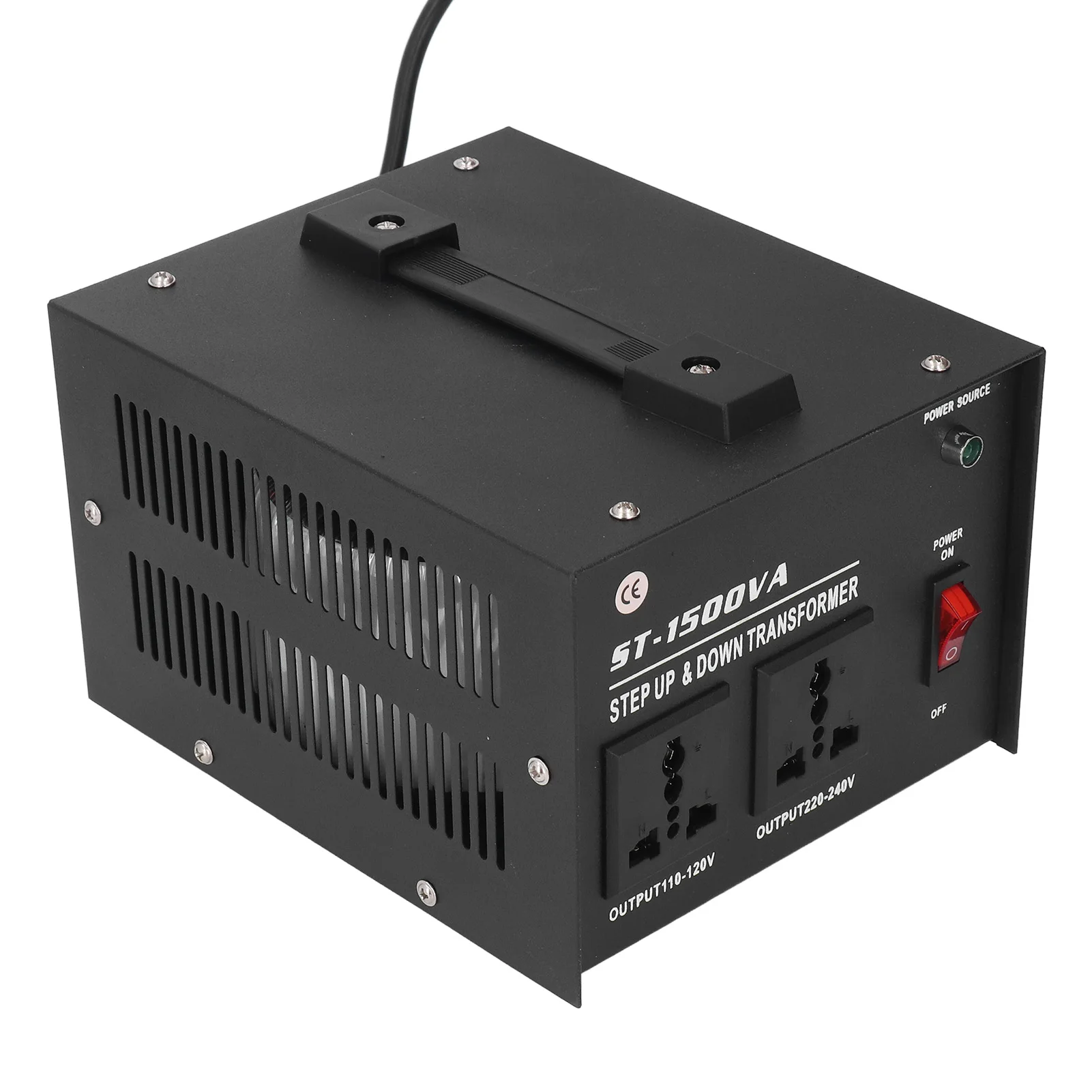 Converter 1500W Adjustable 110V‑120V 220V‑240V AC Input Power Transformer Voltage Converter Voltage Transformer Step Up