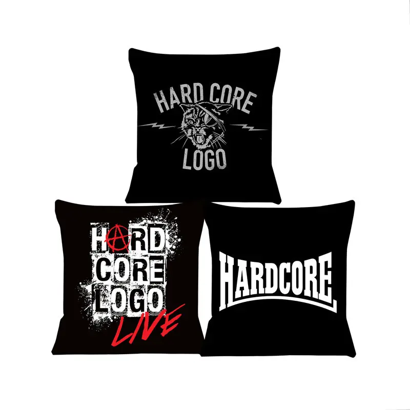 Hardcore Cushion Cover for Sofa Pillow Case Cover Seat Car Throw Pillowcase 45X45cm For Home Decorative SJ-785