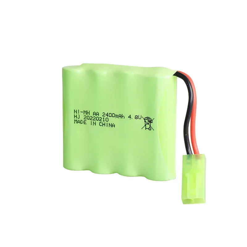 4.8v2400mah NiMH Battery For Rc toys Cars Tanks Robots Guns Ni-MH 4.8v 2400mAh Rechargeable Battery Pack 1pcs For Rc Boat