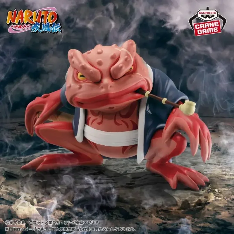 

In Stock Bandai Original Banpresto Anime NARUTO Shippuden Gamabunta PVC Anime Figure Model Toy Collection Ornaments Kids Gifts