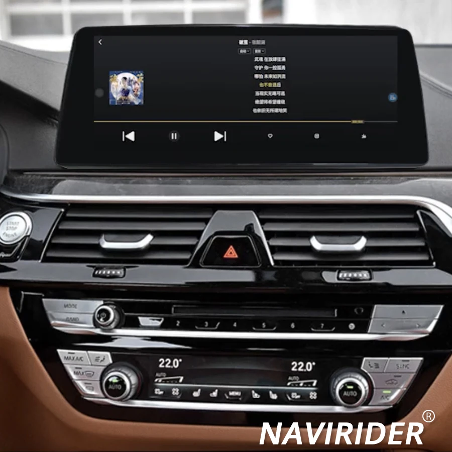 

1920*720P Carplay 4G Android 14 Qualcomm 12,3 ''автомобильный радиоприемник для BMW 5 G30 2018-2025 автомобильный мультимедийный видеоплеер головное устройство стерео