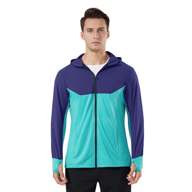 

Men's Hooded Sweatshirt for Autumn and Winter, Outdoor Running and Fitness, Windproof, Warm, Fleece-Lined Hoodie, Casual Jacket