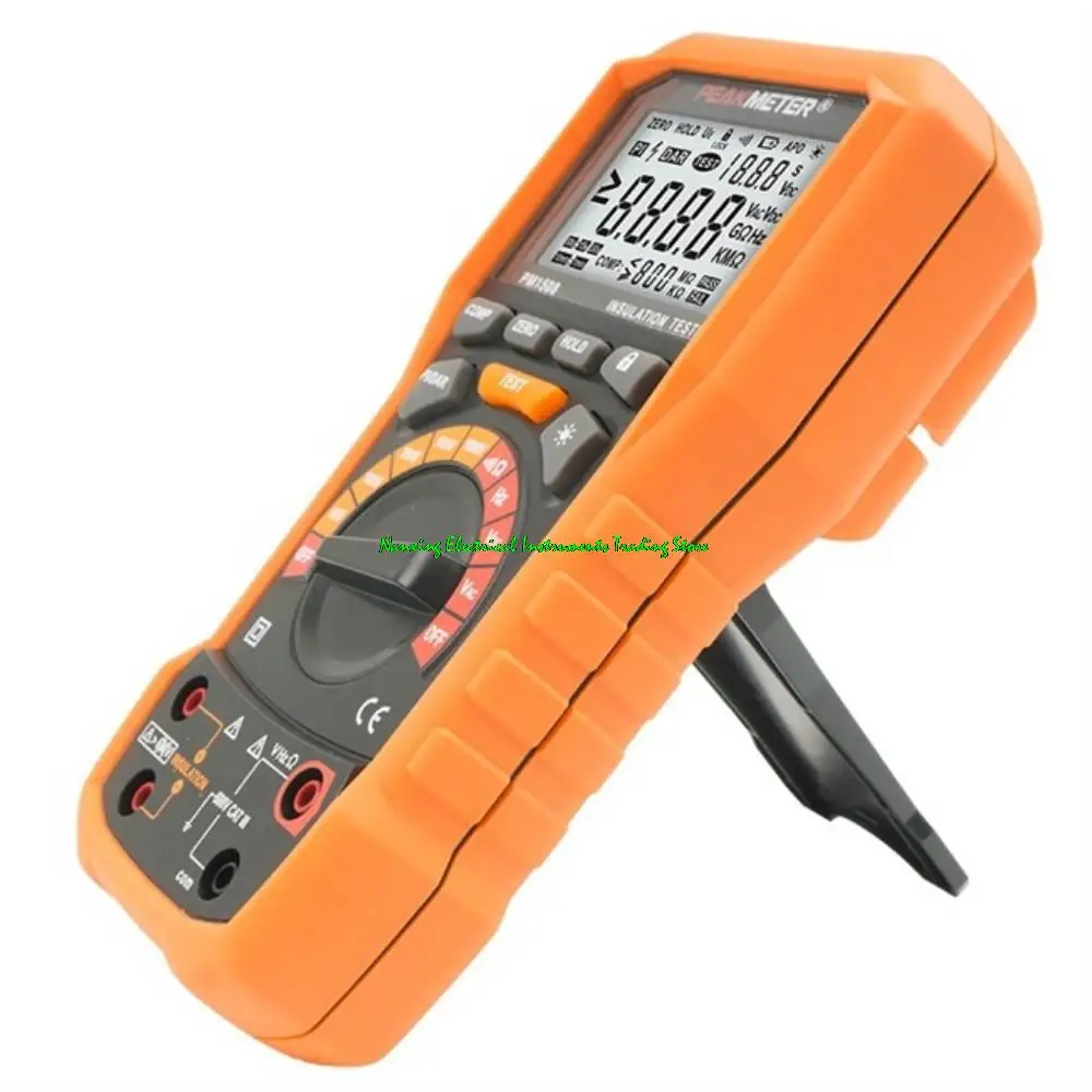 Imagem -05 - Precisão Digital Tester Isolamento 50v 100v 250v 500v 1000v Pm1508 10.0g Megohm Medidor Alta