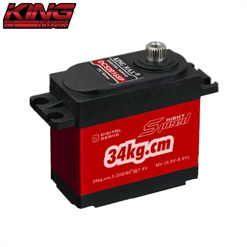 KINGMAX DCS2016SP 60g 34kg Hoogspanning Metalen Digitale Servo voor Afstandsbediening Vliegtuigen Vliegtuig Auto Buggy Robot