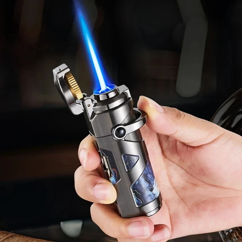 New personalized metal rocker arm ignition windproof lighter multifunctional cigar lighter portable cigarette lighter