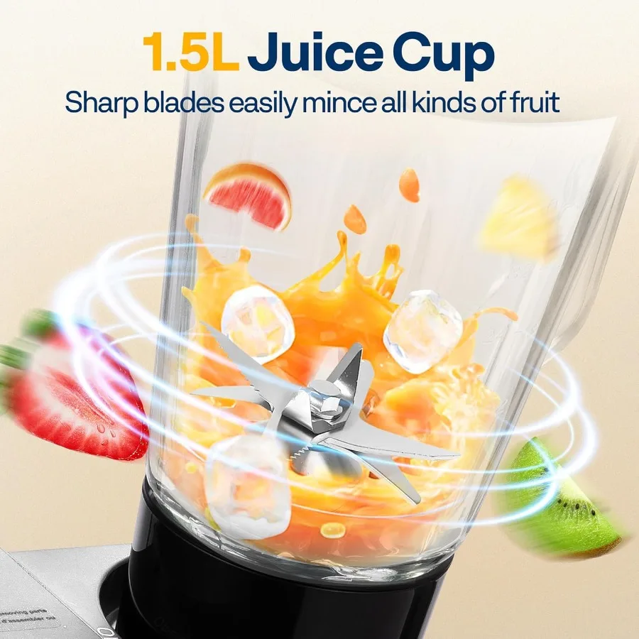 9 in 1 Multifunctional Stand Mixer with Fermentation Function for Home Kitchen Use: 6 Speed Settings 7.5 Quart Capacity Builtin