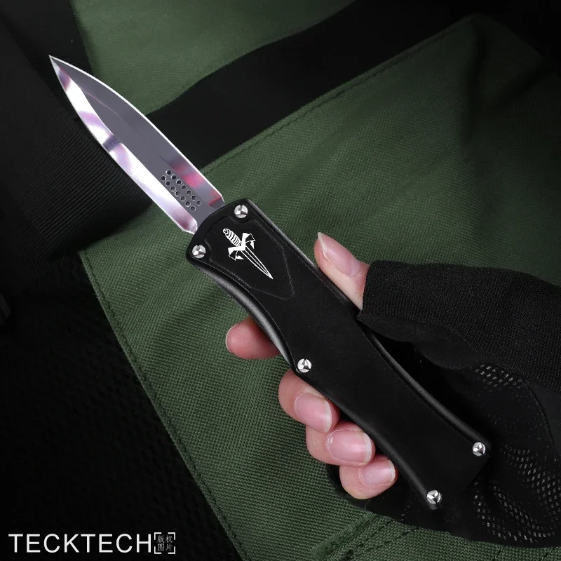 

Mirror Surface Blade HERA KNIVES MICRO x TECH Tactical Pocket Knife D2 Steel CNC Aluminum Handle EDC Self Defense Pocketknife