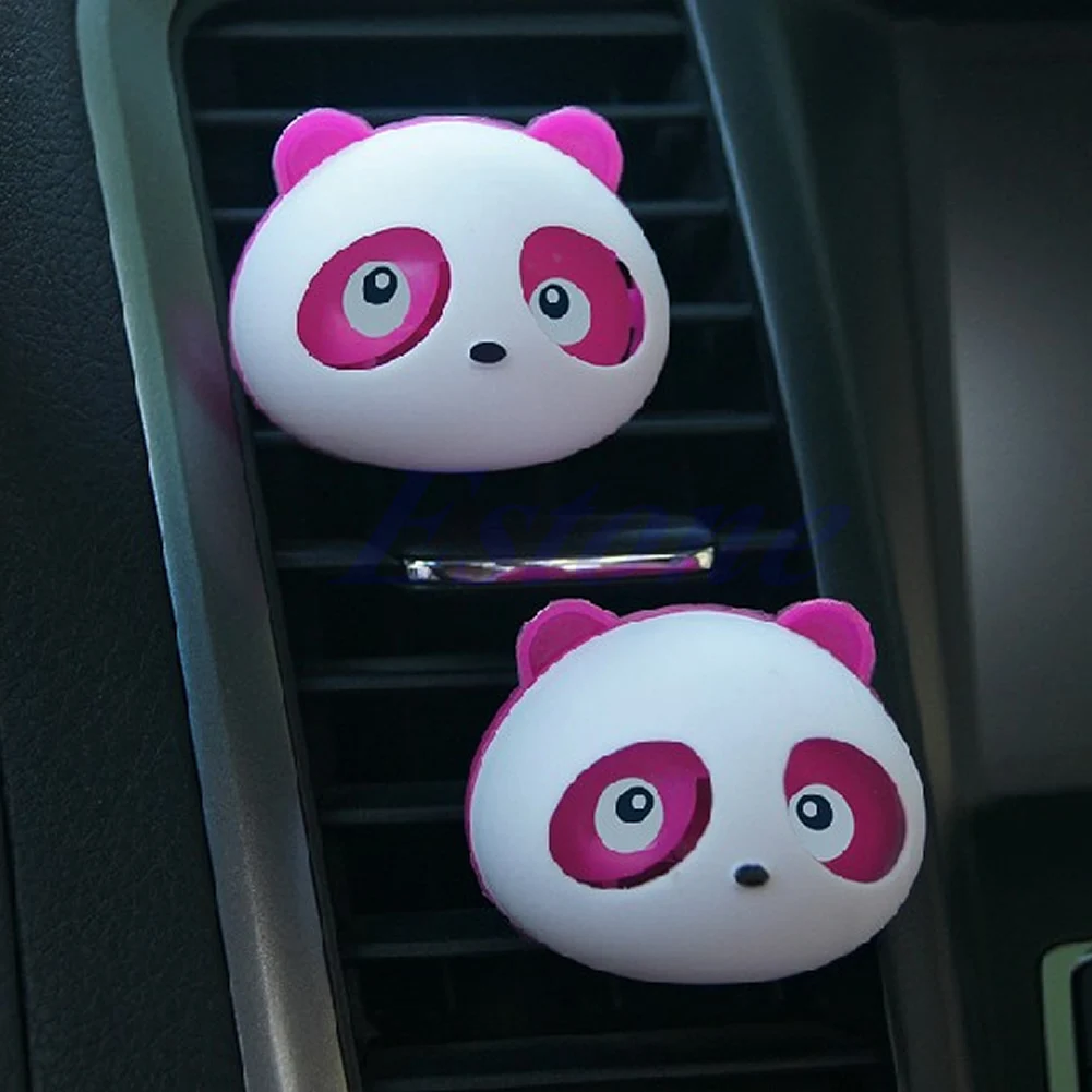 2x Auto Dashboard Air Freshener PANDA น้ำหอม Diffuser สินค้าร้อนสำหรับรถยนต์
