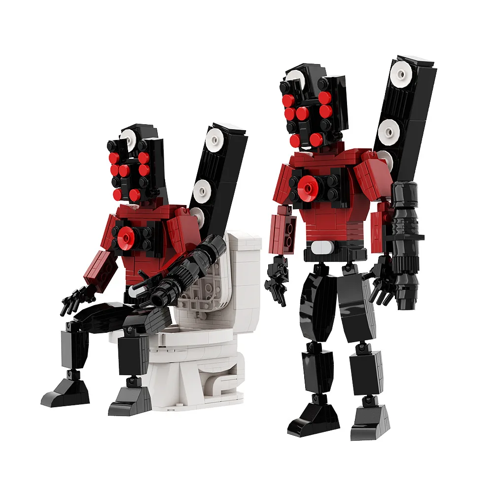 Skibidi Toilet Man Monitor Man Titan Speaker Man Titan Camera Man Titan Monitor Titan Block Toys Gifts for Boys and Girls