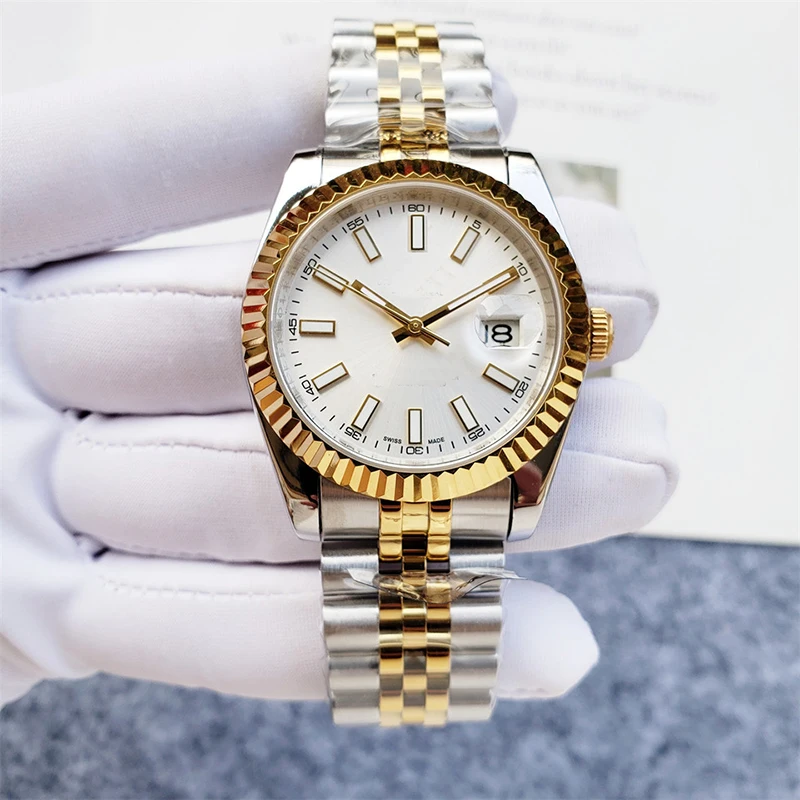 

Top Quality Mechanical Watch For Women Designer Stainless Steel Mechanical Women Watch 36mm Classic Top Movement With Box