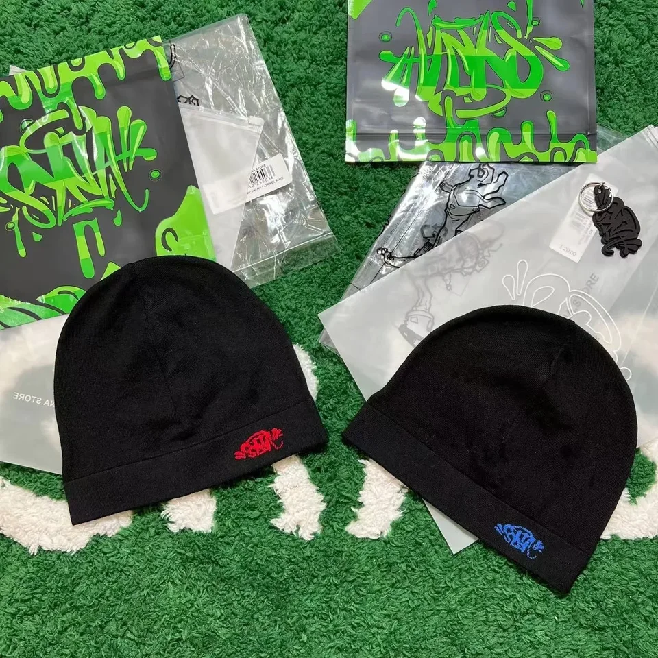 Sy-na Skull Hat Unisex Beanie 2025 Warm Cotton Cap