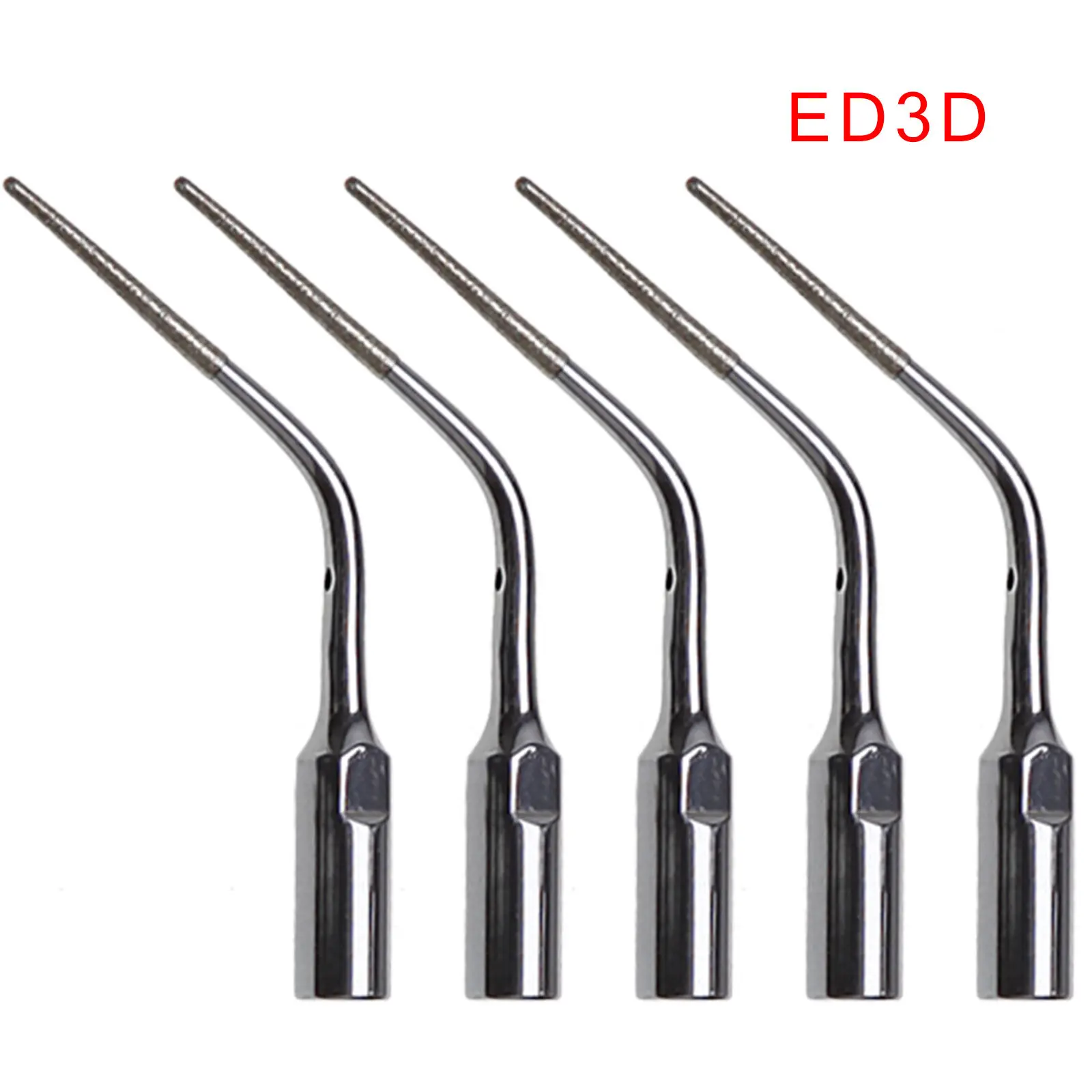 

5 pcs Dental Endo Endodontics Tips DTE SATELEC Ultrasonic Scaler Diamond ED3D